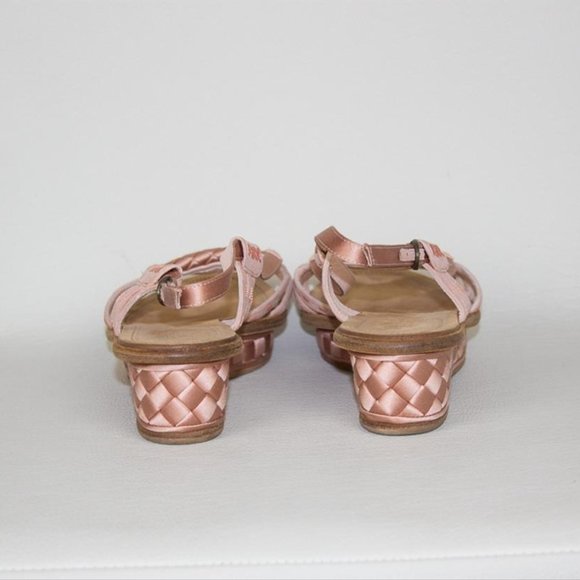 Bottega Veneta 6.5 Pink Platform Sandals - Picture 5 of 10